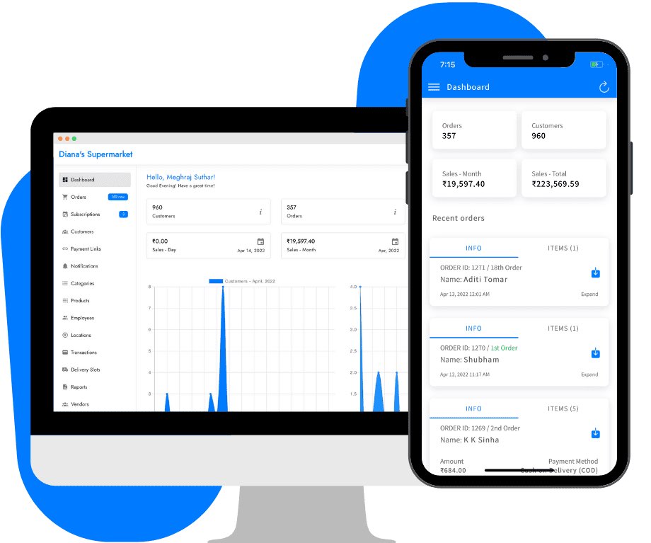 Growcify inventory dashboard