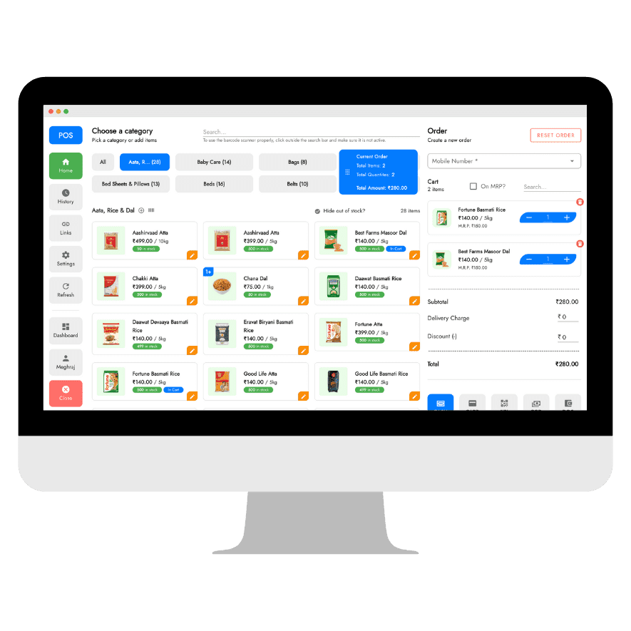 Multivendor dashboard