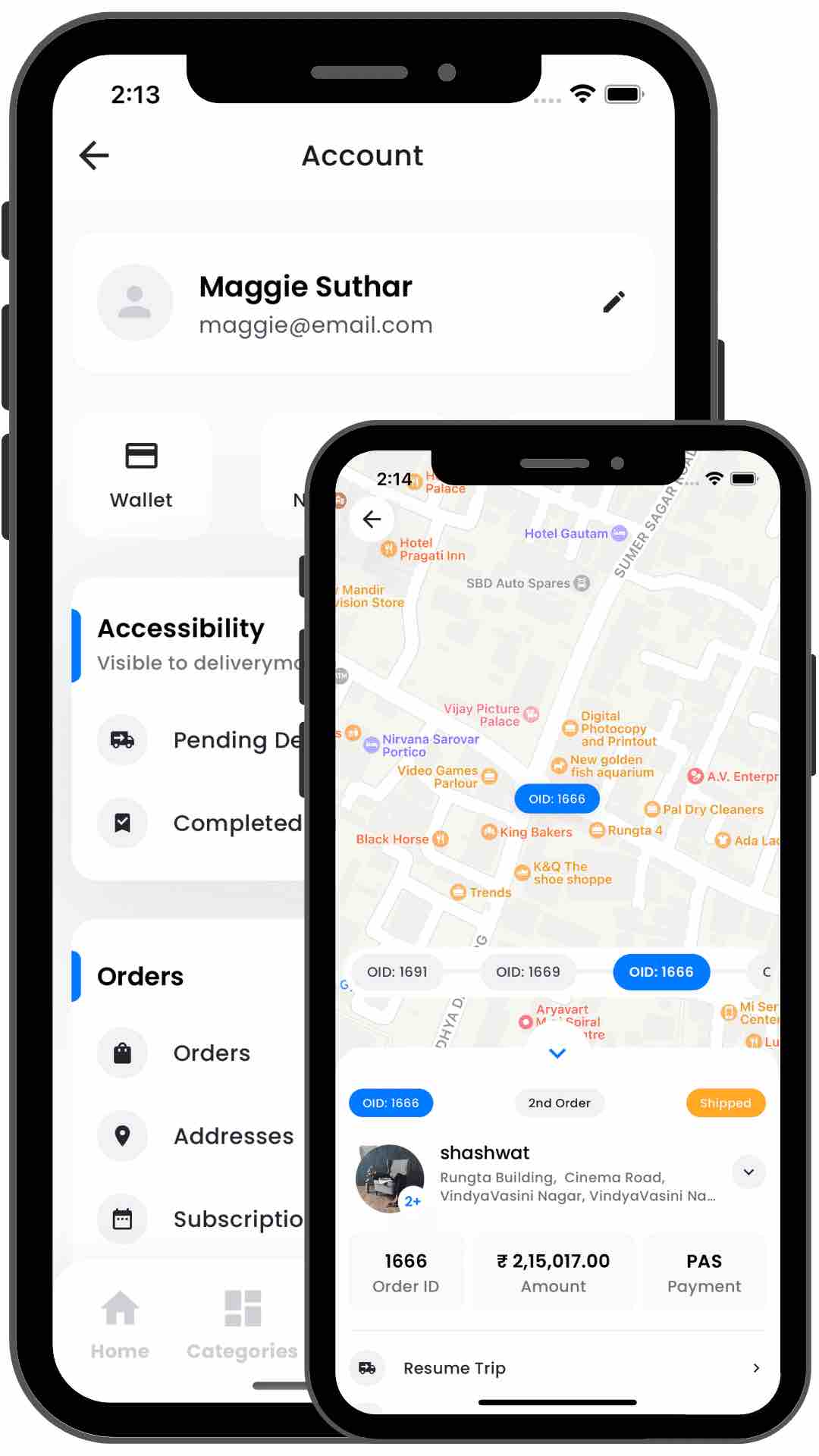 E-Commerce Delivery App