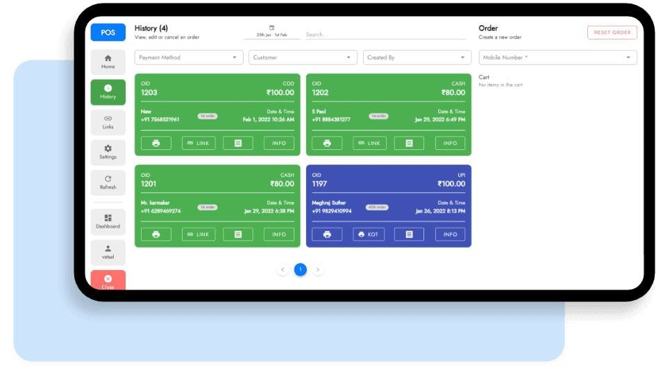 Growcify Manage Orders