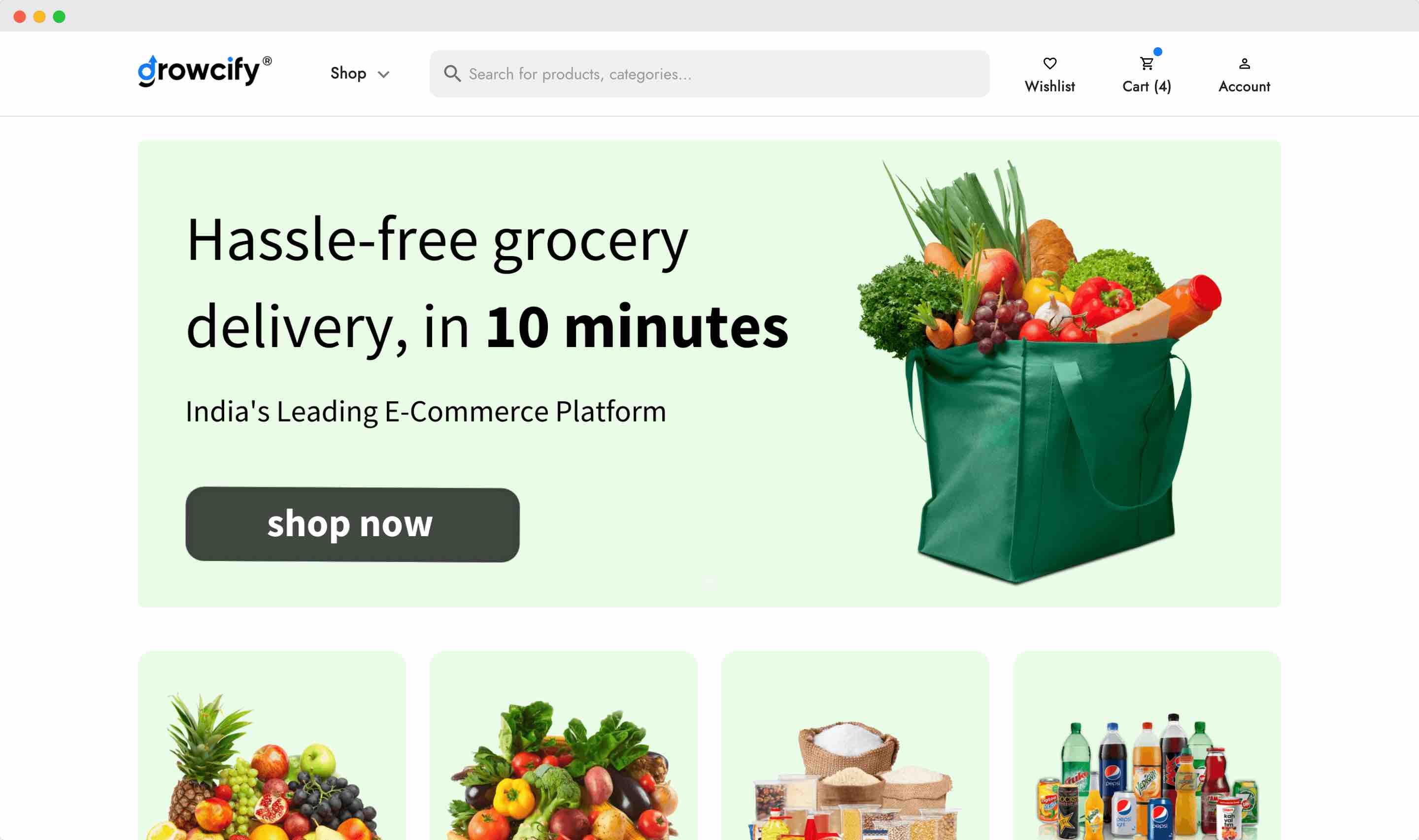 Launch E-Commerce Website